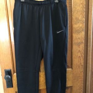 Nike fleece joggers.